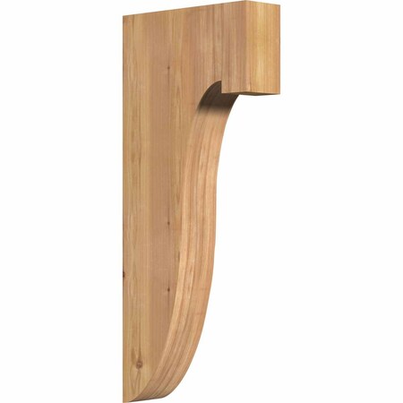 Ekena Millwork Del Monte Smooth Corbel, Western Red Cedar, 3 1/2"W x 12"D x 28"H COR04X12X28DEL00SWR